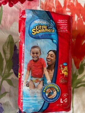 Huggies Little Swimmers Kids Swim Pants - Red